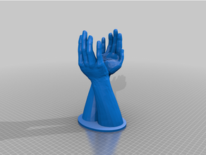 hands hold cup 3d print model - Mito3D