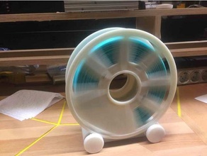 filament roller screw glue filament filament roller filamentdrybox filamentdryer filament spool holder 3d print model - Mito3D