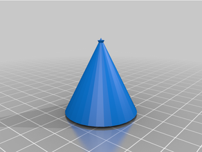 cone game piece boardgame accessories dnd prop rpg talisman 3d print model - Mito3D