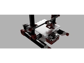 Moviente portal axis ender 3 Pro rehacer 3d impresora doble eje 3d print model - Mito3D