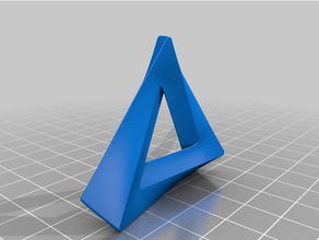 impossibile triangolo fdm amichevole penrose triangoli 3d print model - Mito3D