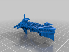 apostat lourd raider Battlefleet gothique hérésie bfg bfh 3d print model - Mito3D
