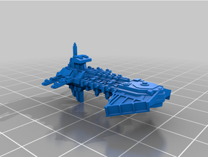 folie classe transporteur Battlefleet gothique Battlefleet hérésie bfg bfh 3d print model - Mito3D