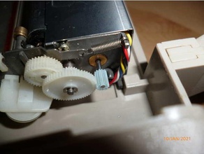 Commodore 1520 motor dişli Alpler dişliler 3d print model - Mito3D
