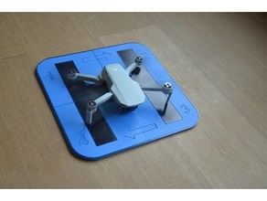 dji mini 2 Uçan göz ped mavic dronlar iniş 3d print model - Mito3D
