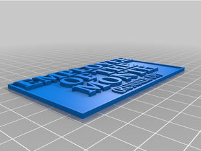 employee month humor office signs 3d print model - Mito3D