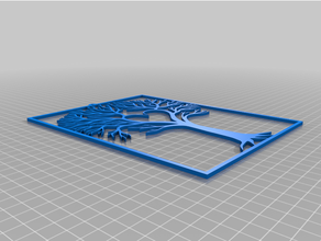 arbre vie branche cœur 3d print model - Mito3D