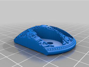 Nerdy gurdy dekoratif dizi Kulp destek 3d print model - Mito3D