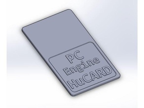 fake hucard pc engine 3d print model - Mito3D