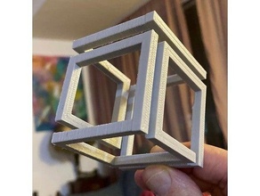 impossible cube 3d print model - Mito3D
