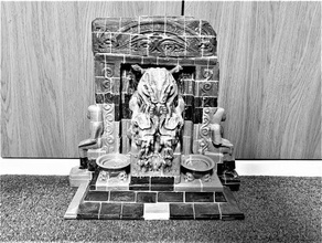 cthulhu aquarium statue Contexte ornement bigmrtong poisson réservoir 3d print model - Mito3D
