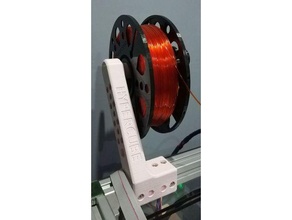 hypercube évolution bobine titulaire soutien 3030 profil 3d print model - Mito3D