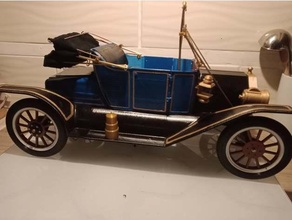 vado 1914 coche turismo aviso 3d print model - Mito3D