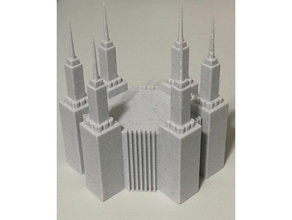 Washington dc têmpora arquitetônico modelo arquitetura lds mórmon 3d print model - Mito3D