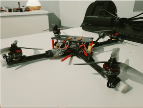caddx antenna mount - tubular quad timmyrc vista dji drone 3d print model - Mito3D