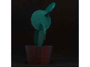 cactus petit vase Jeu plante 3d print model - Mito3D