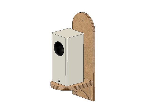 lasercut wall mount wyze cam pan security lasercutting camera wyzecam 3D print model - Mito3D