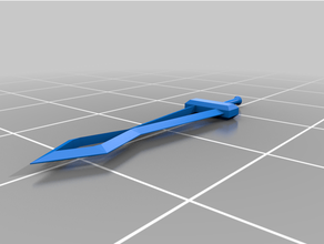 épée étrange bibelot 3d print model - Mito3D