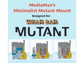 mediamans minimalistisch Mutant montieren Realität e3d hotend v6 Ender 3 Mikroswiss Mikro schweizerisch Whambam wham bam 3d print model - Mito3D