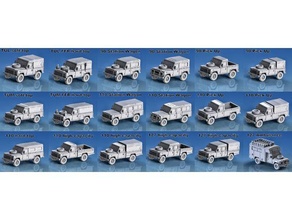 1 100 moderno tanques vehiculos duplicar 3d print model - Mito3D