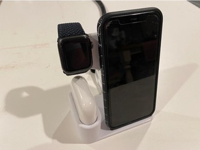 elma kompakt 3 1 rıhtım Doluyor istasyon mag kasa iphone izlemek Airpod'lar profesyonel 3d print model - Mito3D