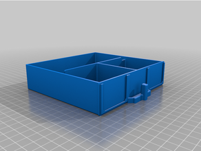 fácil agarrar cajón manejas apilado almacenamiento caja 3d print model - Mito3D