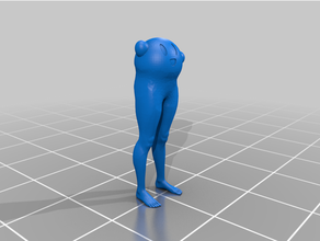 espesa pierna Kirby Dios 3d print model - Mito3D