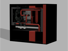 h200i inspiriert Himbeere pi Fall Mantel h200 nzxt 3d print model - Mito3D