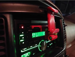 cd teléfono soporte coche vehiculo montar 3d print model - Mito3D