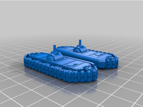 james chung drawing tank tanks 3d print model - Mito3D