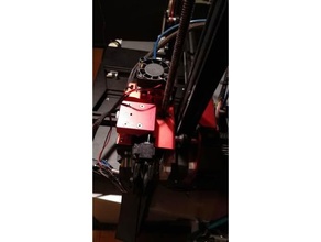 filamento guida estrusore fan supporto polvere più pulito v4 cr10 pro cr10s 3d print model - Mito3D
