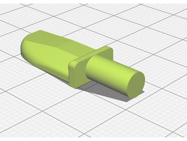 Lego duplo cuchillo 3D print model - Mito3D