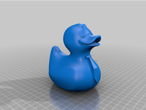 Gummi ducky Krawatte 3d print model - Mito3D