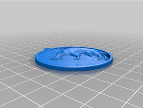 Cadı netflix madalyon kopya 3 3d print model - Mito3D