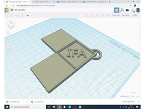 ifa keyring 3d print model - Mito3D