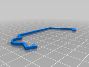 monoprice mini delta cable clip 3d print model - Mito3D