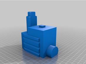 Playmobil hayalet avcıları Spengler asa kırpıntı proton paketlemek 3d print model - Mito3D