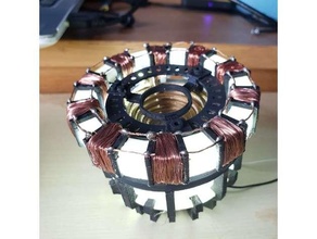Eisen Bogen Reaktor 3dprint Lichtbogenreaktor Cosplay Stütze 3d print model - Mito3D
