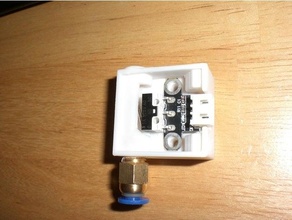 tronxy x5sa pro filamento sensor caso bainha guia pró 3d print model - Mito3D