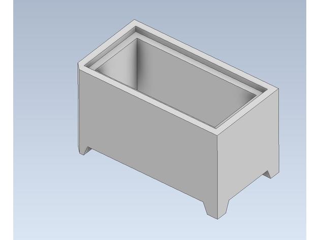 Kingbright luz Barra 75x14mm estilo 3D print model - Mito3D