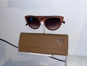óculos parede monte montagem 3d print model - Mito3D