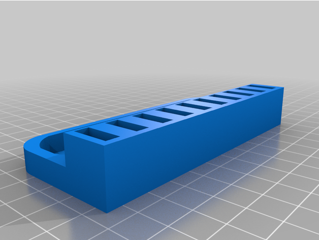 10 USB titolare supporto vassoio organizzazione organizzatore tech bastone 3D print model - Mito3D