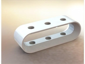 Designer 3 Zahnbürste Halter Unterstützung 3d print model - Mito3D