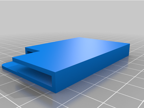 microsd cartão suporte caso bainha 3d print model - Mito3D