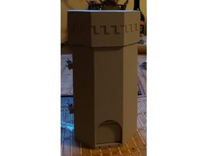 dado petto Torre scatola giochi ruolo giocando Giochi tavolo 3d print model - Mito3D