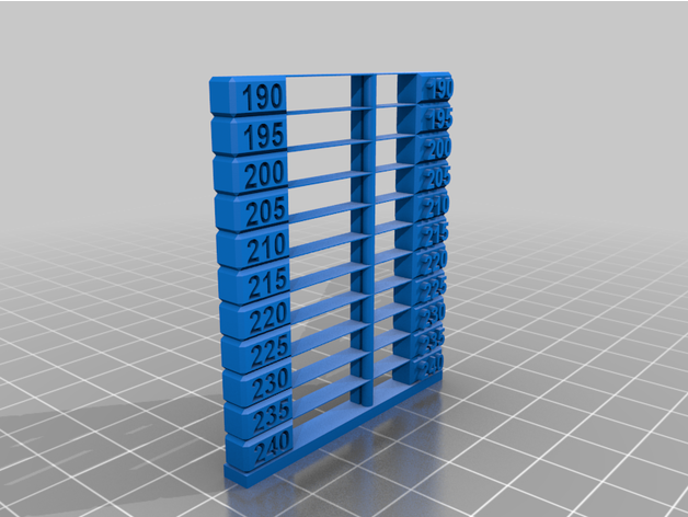 temperature tower 3D print model - Mito3D