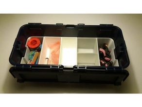 raaco compact 20 toolbox inserts electronics insert organizer storage box tool 3d print model - Mito3D