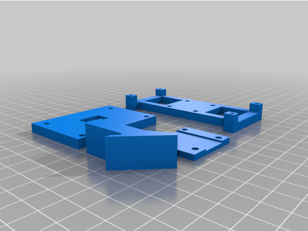 lcd 16x2 stand 3D print model - Mito3D