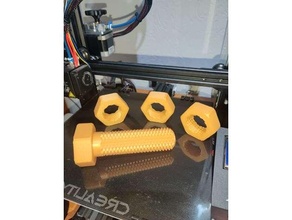 bidirectional bolt nuts 3d print model - Mito3D