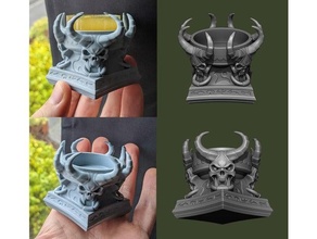 soulwell tealight candle holder 3d print model - Mito3D